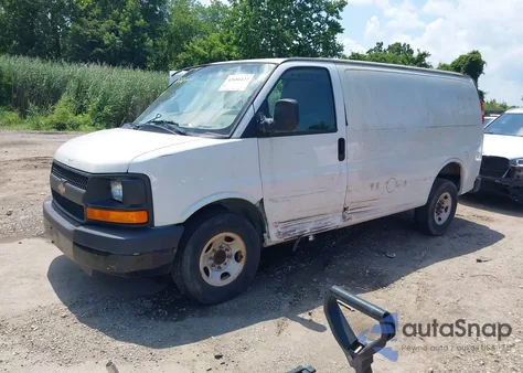 2014 Chevrolet Express 2500 Work Van из США, поврежденный, VIN 1GCWGFBA1E1121961